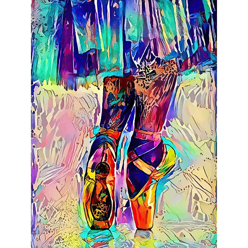 

5D DIY Алмазная вышивка Балерина Алмазная картина Мозаика Украшение дома Full Square 20X30CM