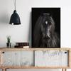 Quadri su tela di cavalli selvaggi in bianco e nero su poster artistici da parete, stampe, quadri da parete, animali moderni, decorazioni per la stanza, senza cornice