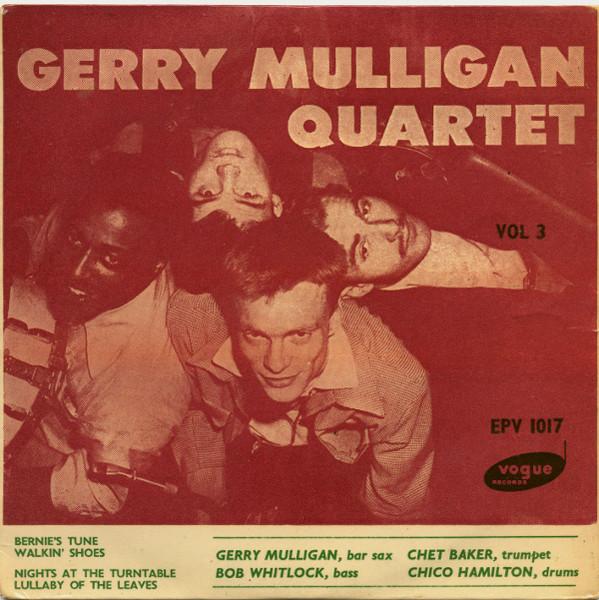 

7inch Record GERRY MULLIGAN - Vol 3 EPV1017 Vogue Records, - UK Jazz Used