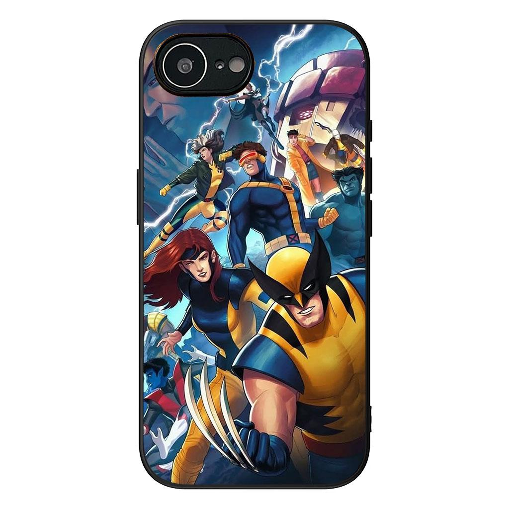 X Men Marvel Wolverine Xmens Casing Phone Cover for Apple iPhone 16 15 14 11 Pro Max 7 8 Plus SE2 SE3 SE 2022 2020 Case