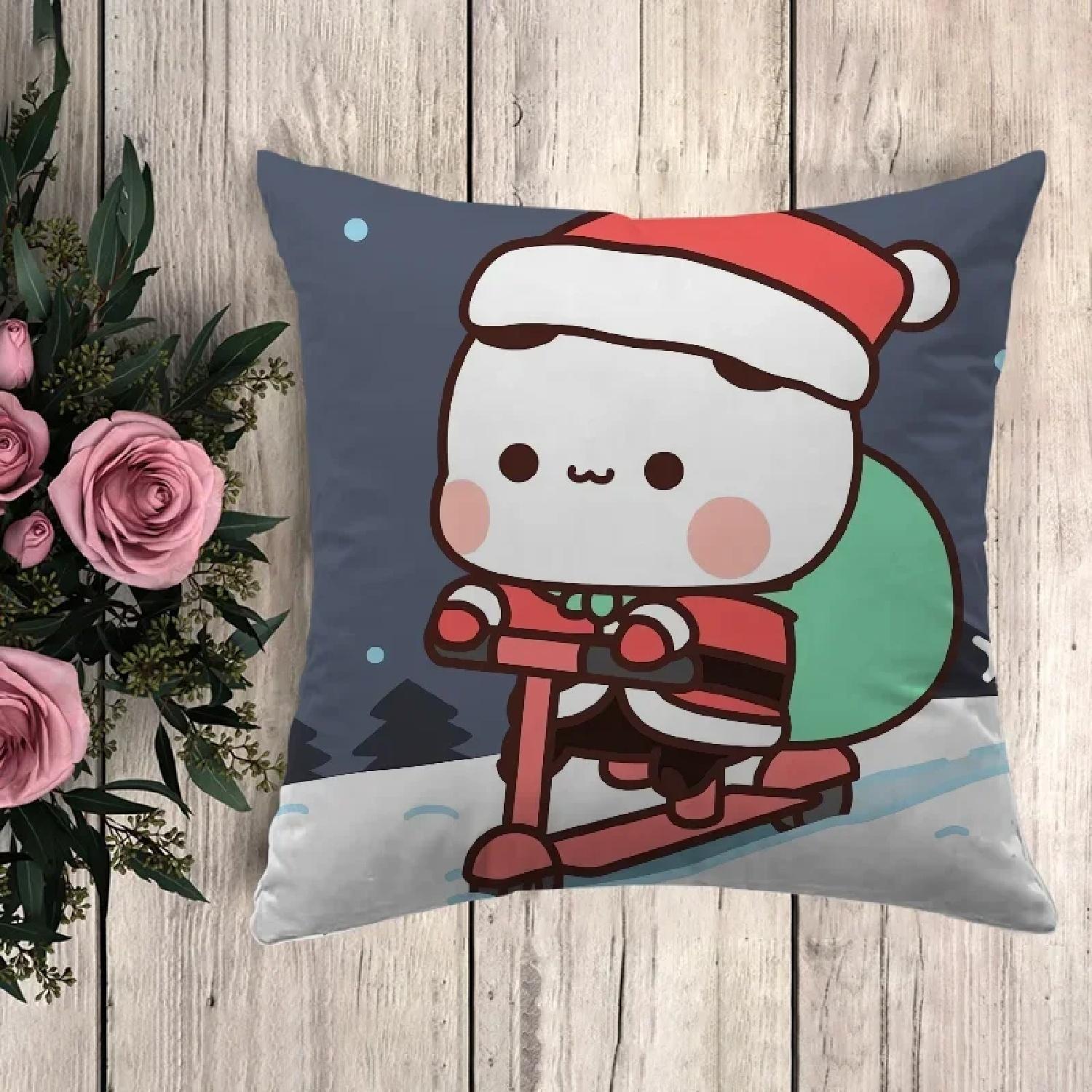 

Anime Pillow Bubu Dudu Decorative Pillows for Sofa Pillowcase Pilow Cases Cushion Fall Decor Car Decorationz,(15) 66x66cm