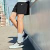 Skechers Solid Color Mid-Rise Running Comfortable Quick-Dry Cool Casual Shorts Men Shorts Carbon-Black P224M053-0018