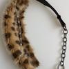 Sexy Leopard Print Plush Waist Chain Rhinestone Decorative Hot Girl Belt Light Asian Wear Belt