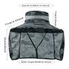 Outdoor Activity Camouflage Bucket Hat with Removable Shawl Unisex Summer Large Brim Sun Hat Water Resistant Quick-Drying Hiking Fishing Hat