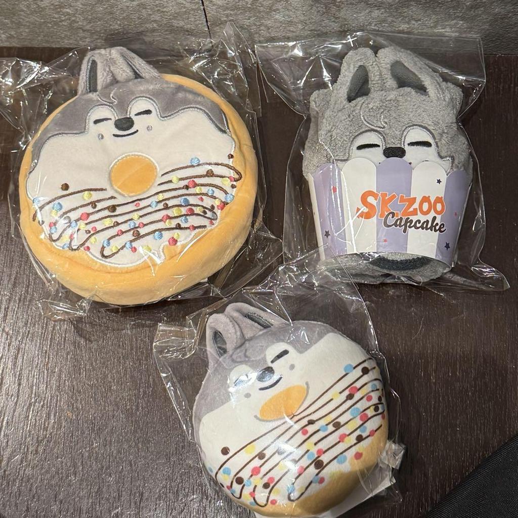 Zatoulané děti SKZOO Bang Chan Wolf Chan POP UP 2025 Sada zboží 3 druhů