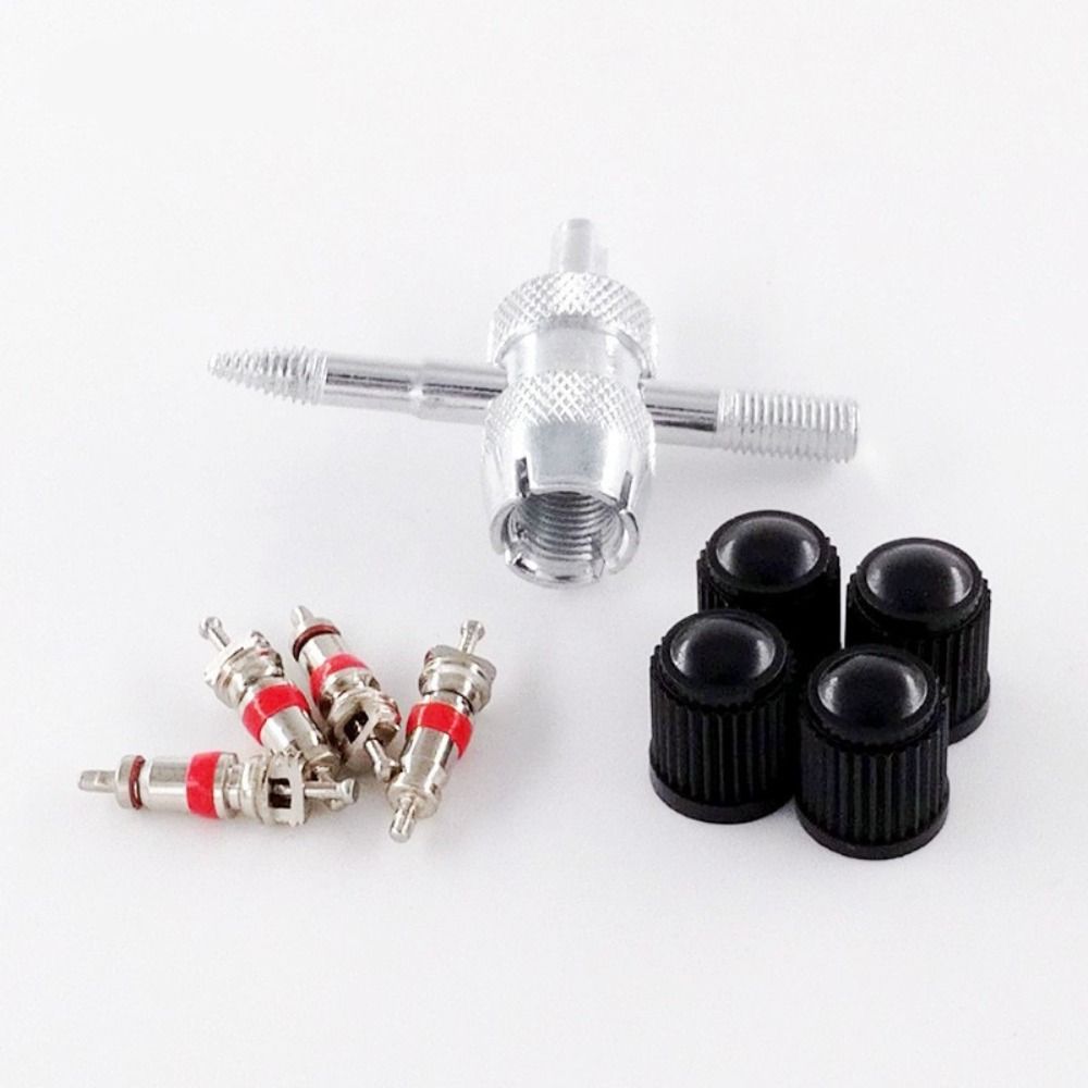 33Pcs Multi Function Tire Repair Tool Kit Universal Valve Core Remover Tool  Motorcycles