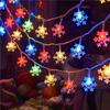 6m 40 Lights Christmas Decorative Lights Battery Operated Led Fairy Lights Courtyard