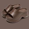 Elegant Platform Wedge Heel Sandals Women Summer Soft Lightweight EVA Beach Slippers Woman's Thick Bottom Slippers