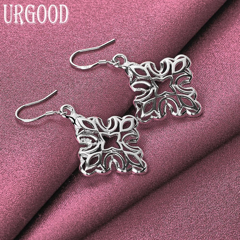 925 Sterling Silver Fashion Earrings Wedding Jewelry