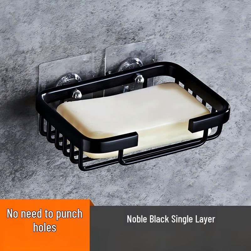 

LISM Space Aluminum Suction Cup Soap Holder