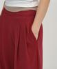MUSINSA STANDARD WOMAN Women'S Double Knit Two-Tuck Wide Lounge Sweatpants [Chili Red]