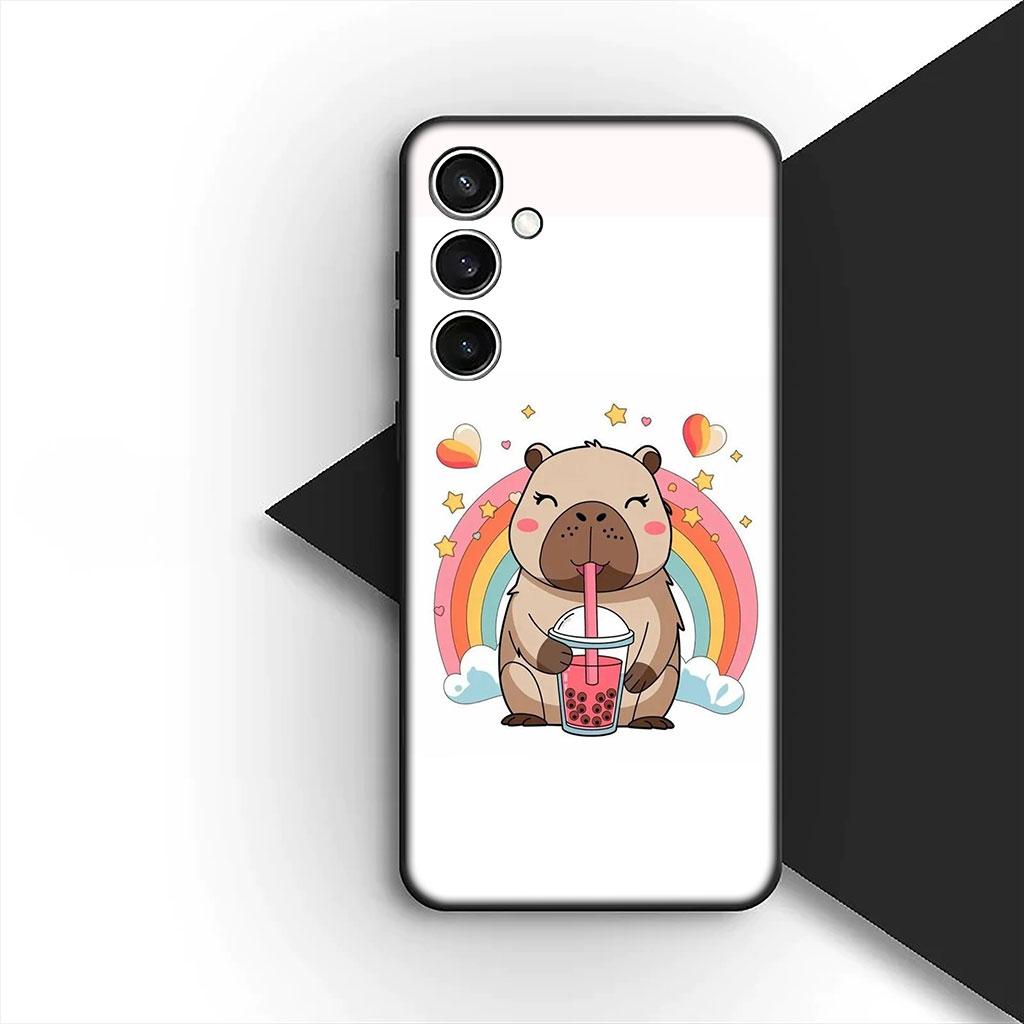 Cartoon Capybaras Phone Cover Soft Case for Motorola Moto G86 G57 E14 E15 G14 G34 G35 G84 G24 A54 G15 Power E22 Casing