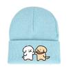 Winter Maltese Knit Hat With Printed Design For Men Women Casual Weather Cold