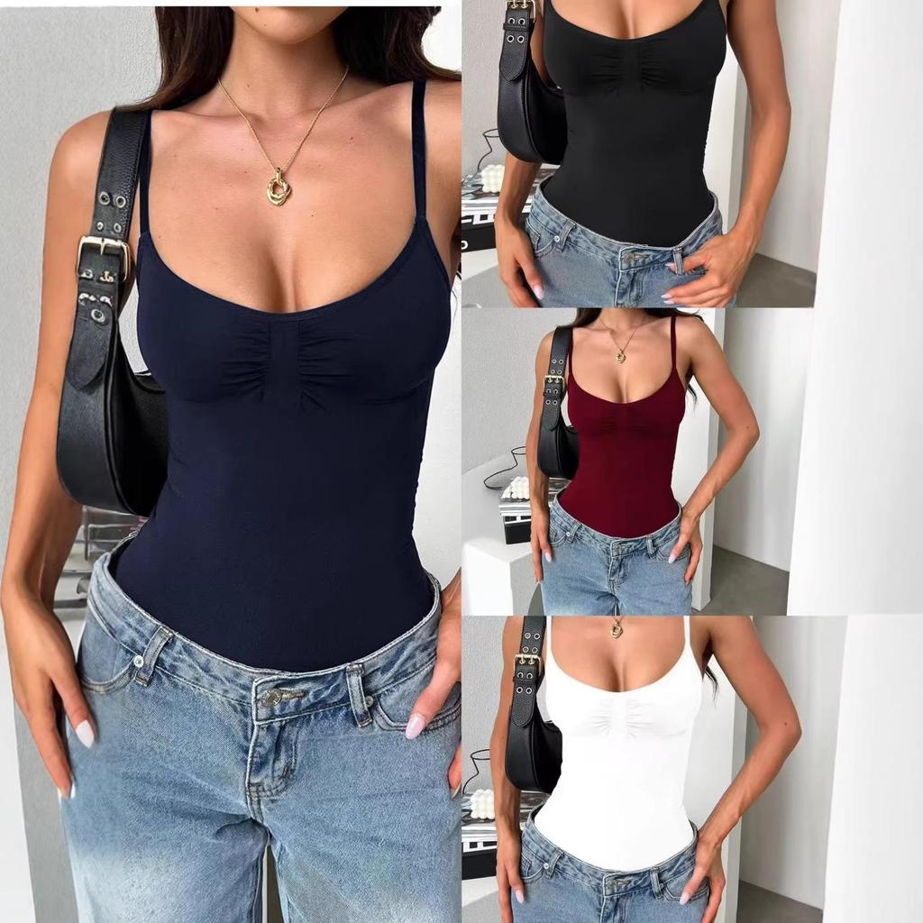 Women's Y2K Sexy Camisole Vest - Summer 2025 European Style