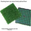 Artificial Turf DIY Grass Tiles Authentic Lawn Look Easy Installation Interlocking System Hassle-free Setup For Balcony
