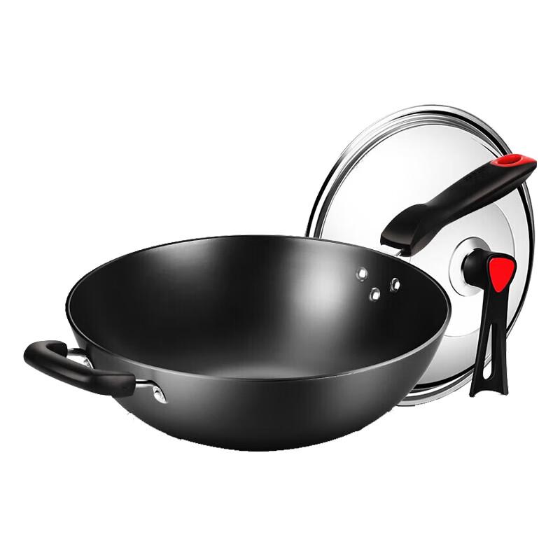 COOKER KING Heritage Rust-Resistant Cast Iron Wok