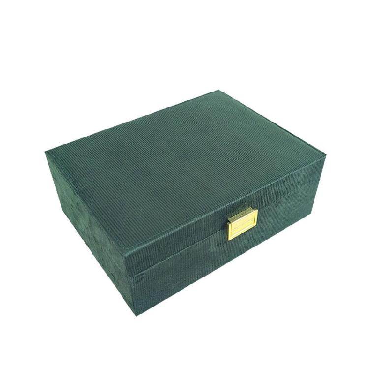 Spacious Organizers with Protective Dividers Spacious Plush Jewelry Case Display Stand for Rings Earrings Bracelets