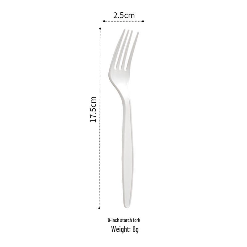 Disposable Corn Starch Takeaway Spoons