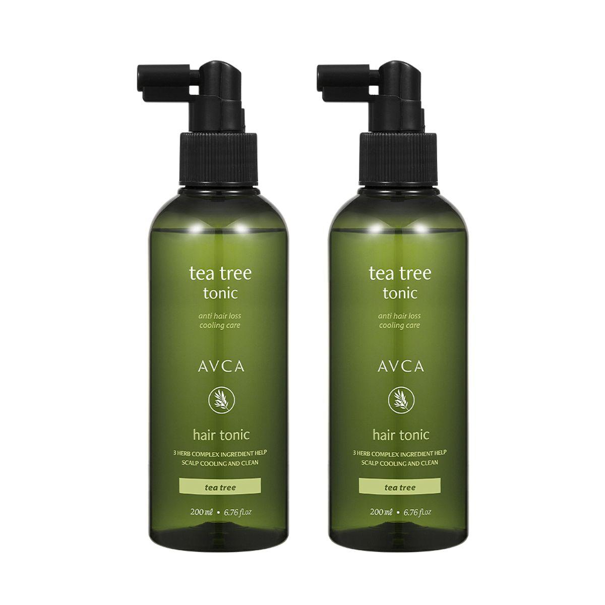 Scalp Care Hair Loss Relief Tea Tree Hair Tonic 200ml (2 bottles)