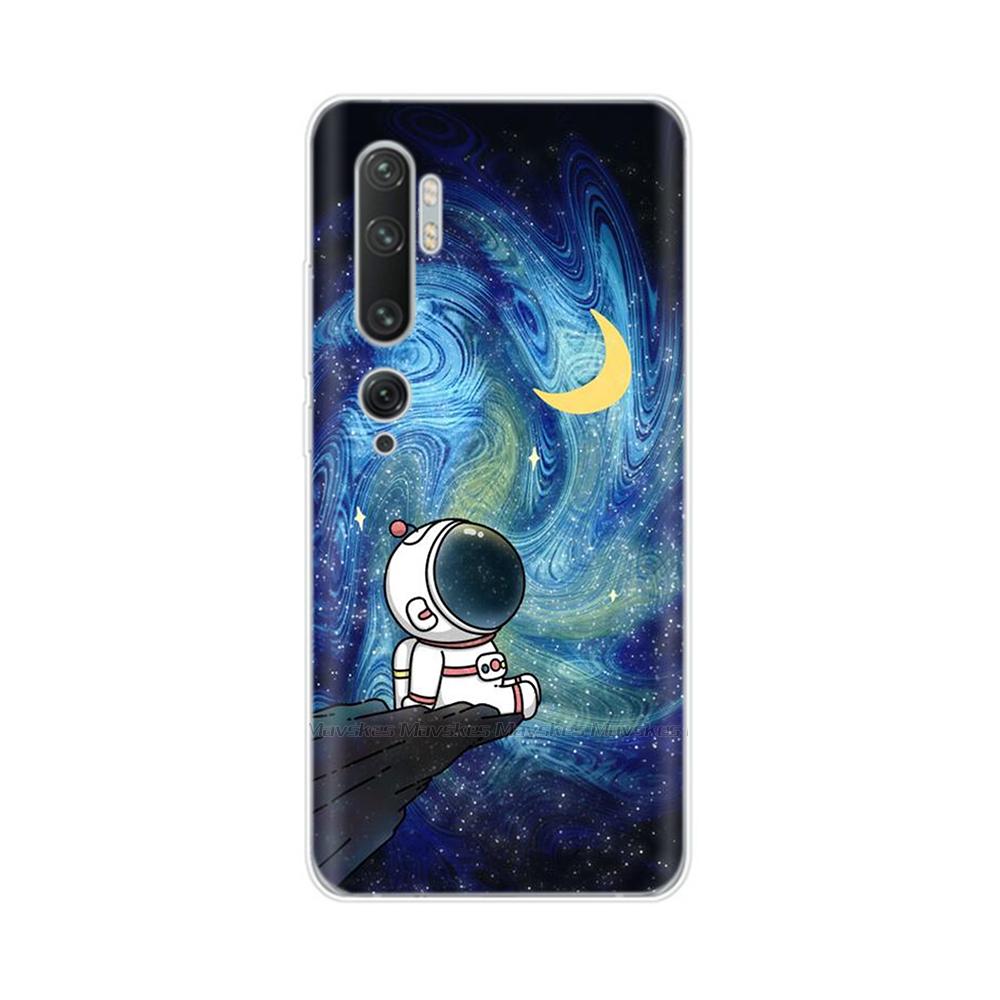 For Xiaomi Mi Note 10 Case Cute Painted Soft Silicone Back Cover For Xiaomi Mi Note10 Pro Lite 10lite Clear Phone Cases Fundas