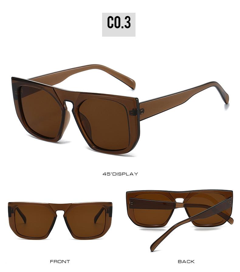 New Oversized Square Frame Women Sunglasses Fashion Brand Designer Trendy Men Sunglass Outdoor Driving Travel Eyeglasses Uv400