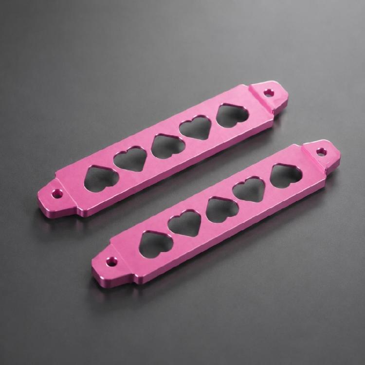 Battery Tie Down Bracket Set for Car or Motorcycle, Anodized Metal Hold Down Bars for Vehicle Battery Service Use