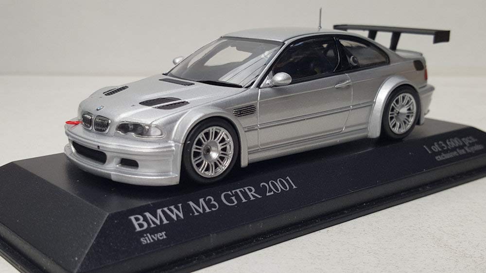 PMA Minichamps Kyosho M3 GTR 2001 Silver 1/43  Street  (403012105)