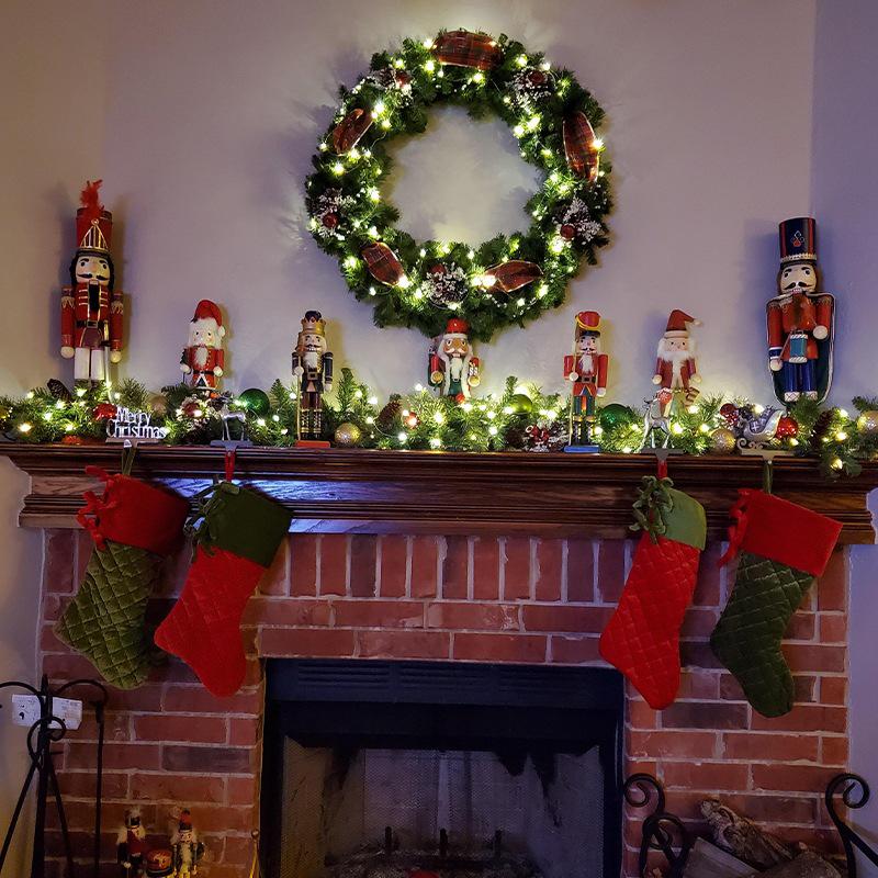 Waterproof Outdoor Christmas Copper Wire LED Lights - Colorful Battery-Powered Decorative String