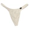 Bikini GUS Slim La Pomme Homme White [La Pomme] Shorts, Fabric, Ultra-Thin, Sides, Low-Rise, T-Back, Men's Underwear,