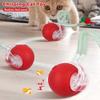 Rechargeable Intelligent Interactive Cat Dog Ball with Fake Tail Automatic Teasing Chew-resistant Pet Play Prop