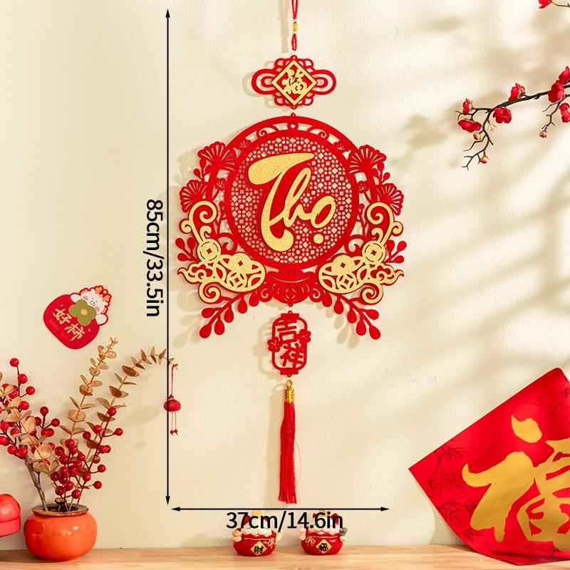 2025 Chinesisches Neujahr Schlangen Dekorationen Vietnamesischer Hängeornament Frühlingsfest Wanddeko Traditionelle Mondneujahrsdeko