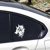 Electric car sticker dynamic motorcycle wolf head decoration  creative waterproof scratch protection