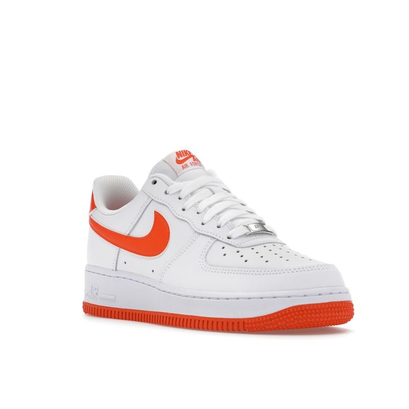 Nike Air Force 1 07 Safety Orange Unisex Sneakers White FJ4146-109