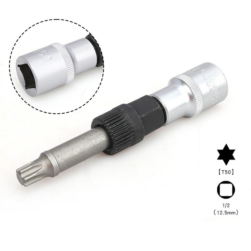 Fits For Seat For Skoda Alternator Pulley Steel  Removal Wrench Tool Torx T50 1/2"D Parts Accessories 110MM