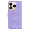 For Realme 15T 5G Stand Case 7-Shaped Pattern Imprint Leather Phone Cover with Strap