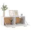 Vidaxl Wall Cabinet, White, 100X36.5X35 Cm, Wood-Based Material