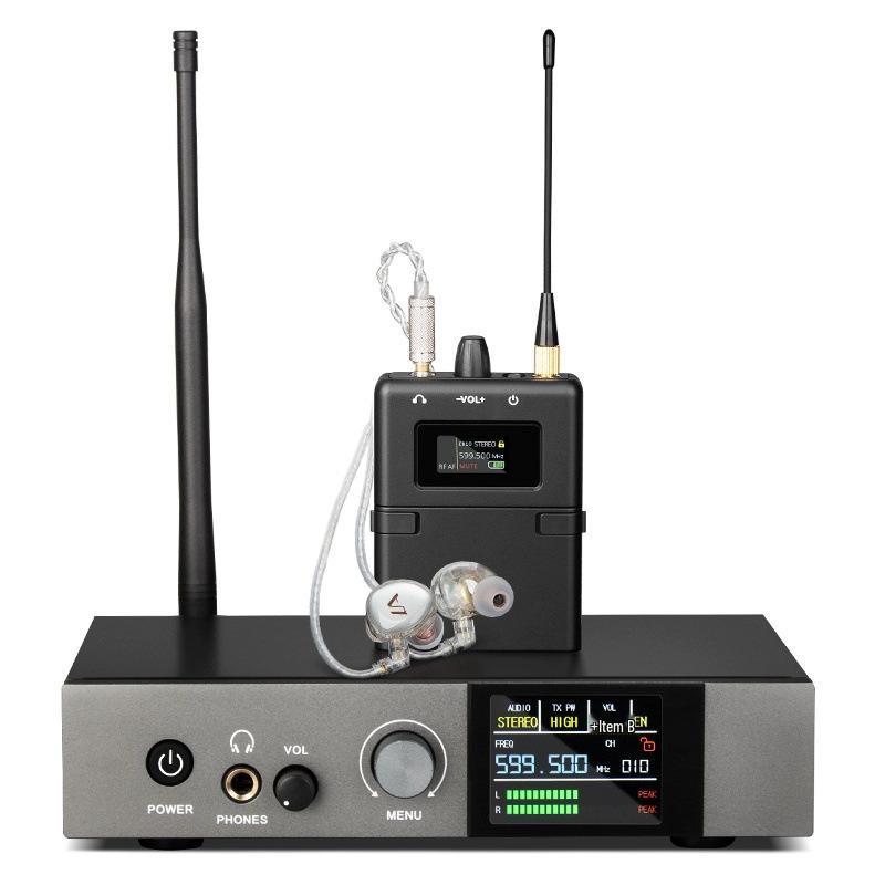 

TFT-S4 Pro Wireless Noise-Cancelling In-Ear Monitors with UHF Adjustable Frequency for Stage Performance