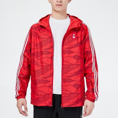 Jackets Men's Red Hooded Moderate Other GR0683