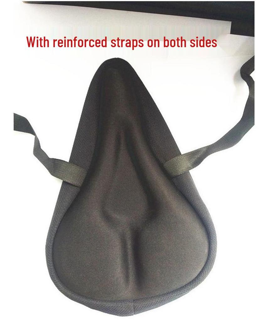 Shock Absorption Silicone Bike Seat Cushion – Comfortable Saddle Cover for Mountain Cycling