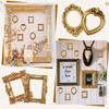 Vintage Resin DIY Shadow Box Frame Gold DIY Mini Photo Frames Memory Display Frames Photography Background Decoration