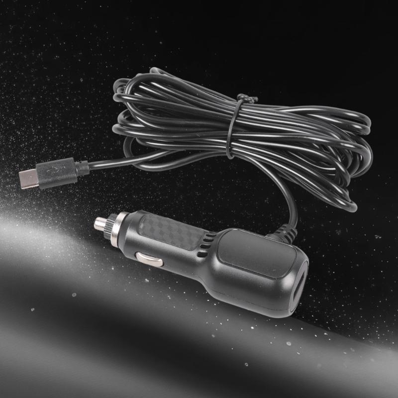 18W Car Chargers USB Port with Type C Cable Technology Car Recorder Power Supply 12V 24V Safe Charging