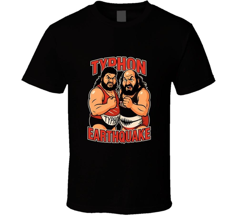 The Natural Disasters Tag Team Retro Wrestling Legend Caricature T Shirt Unisex T-Shirt XXXL