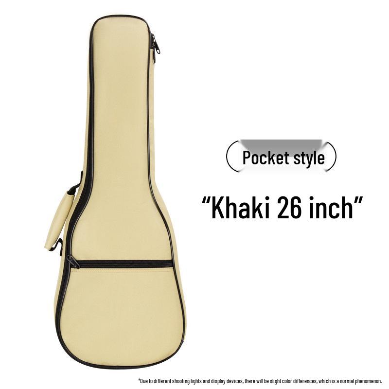Rockman Ukulele Case: Padded Double-Shoulder Bag for 23  & 26  Ukuleles