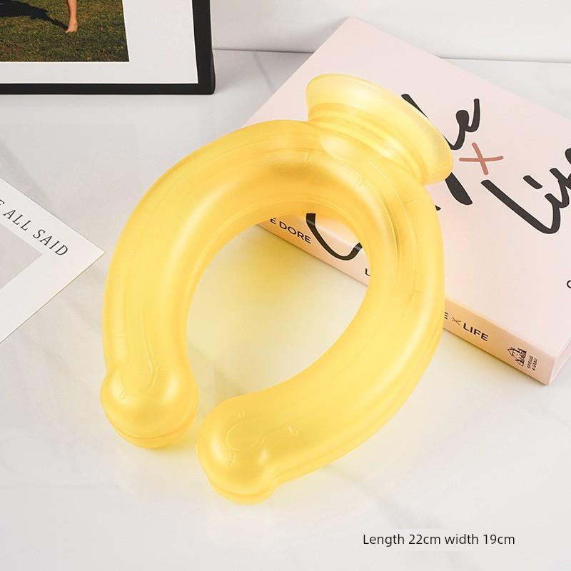 Hot Water Bottle with Water Filling, U-Shaped Heat Therapy, Thickened Explosion-Proof, Shoulder and Neck Physiotherapy, Neck-Specific Warm Water Bag