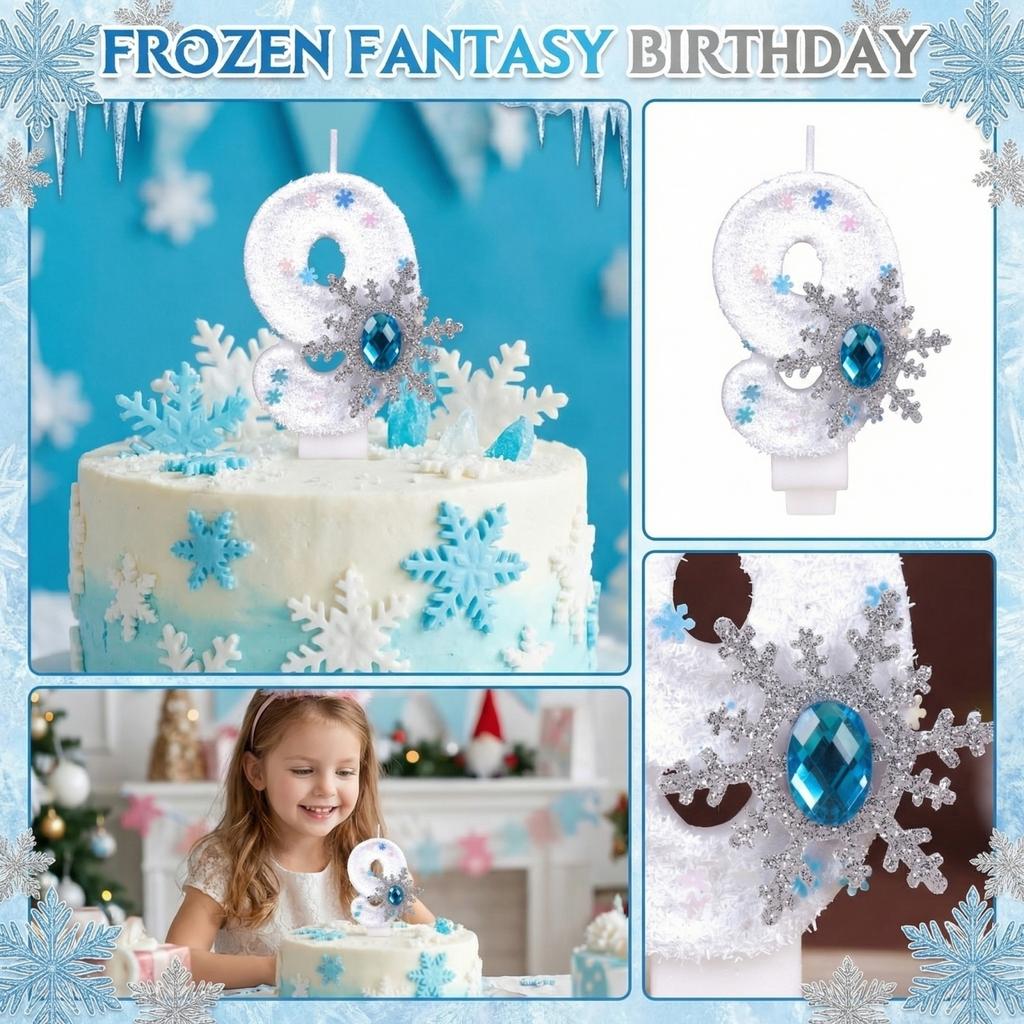 Fashion Cartoon Creative Birthday Candles Party Digital Candles