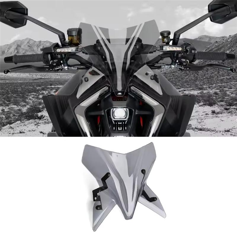 Precise Motorcycle Sport Touring Visor Windshield Windscreen For 1390 Super Duke R 1390 Super Duke R 2024 2025