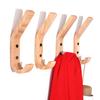 Coat Hook Sturdy Unique Shape Wood Household Clothes Hangers for Kitchen