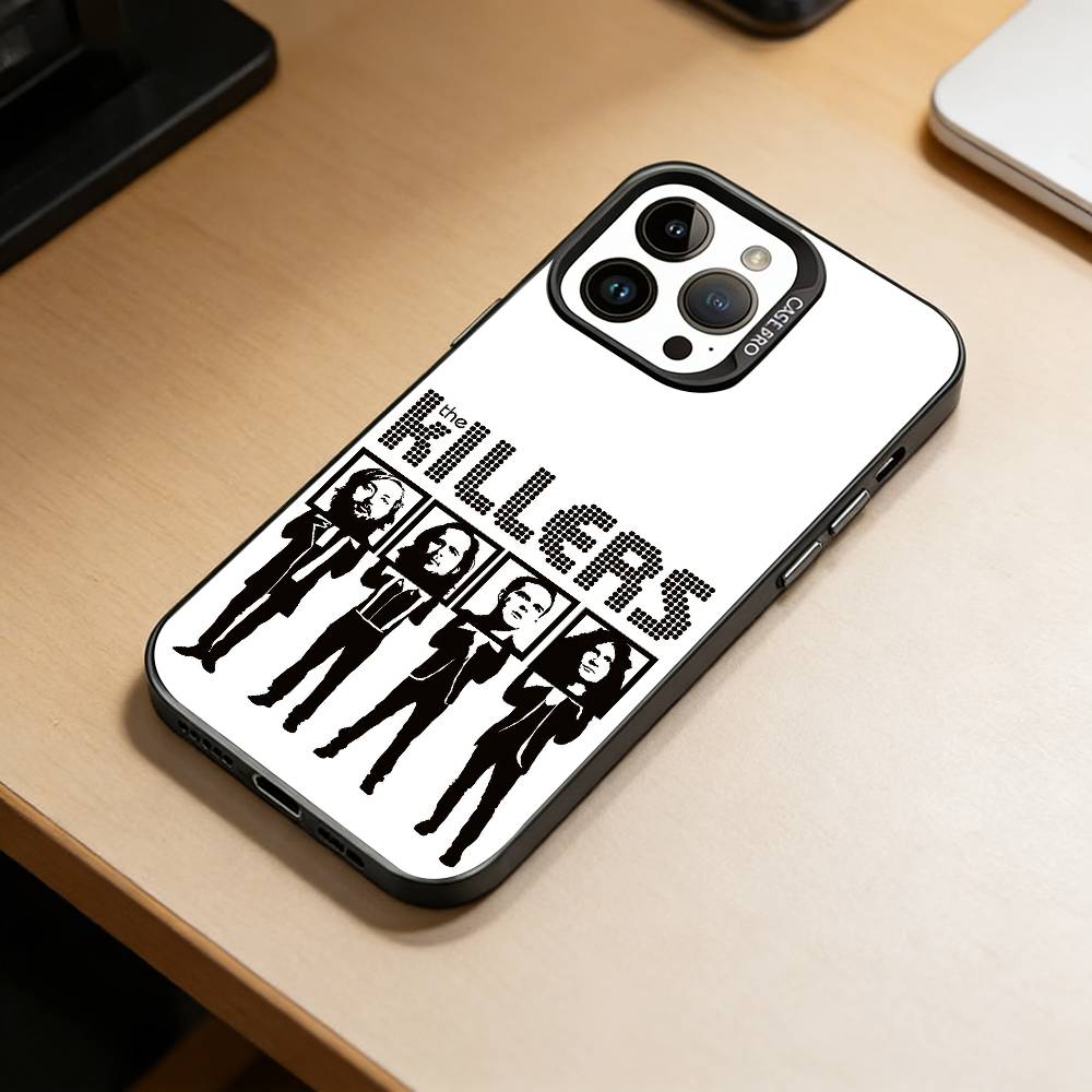 

Band The k-Killers Phone Case For iPhone 17,16,15,14,13,12,11 Plus,Pro Max,XS,Colorful Silver Phone case Funda Cover iPhone16pro