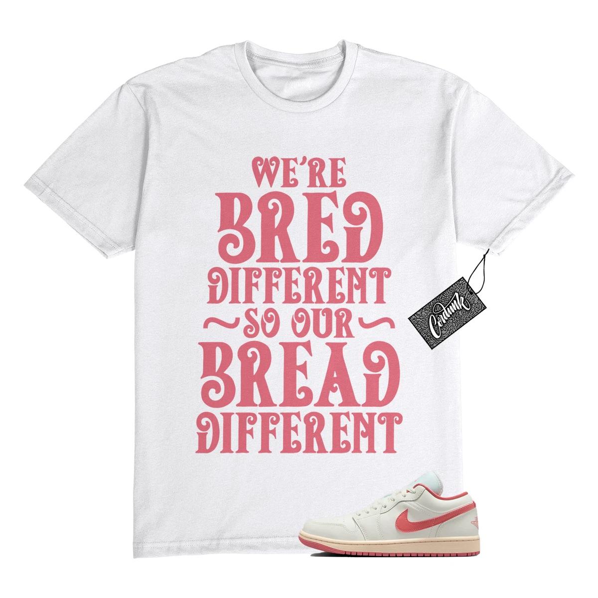 1 White Guava Ice Pink Salt Sail Low T Shirt Match BREAD S
