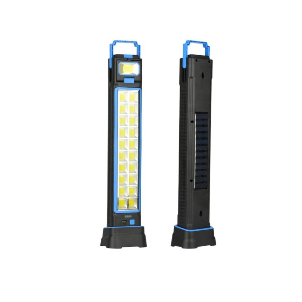 USB Rechargeable Solar-Powered Lamp Magnetic Base Emergency Light Torch Work Light  Magnetic Base